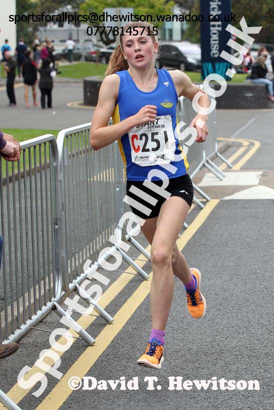 Womens under-17s Northern Road Relays, Warrington. Photo: David T. Hewitson/Sports for All Pics